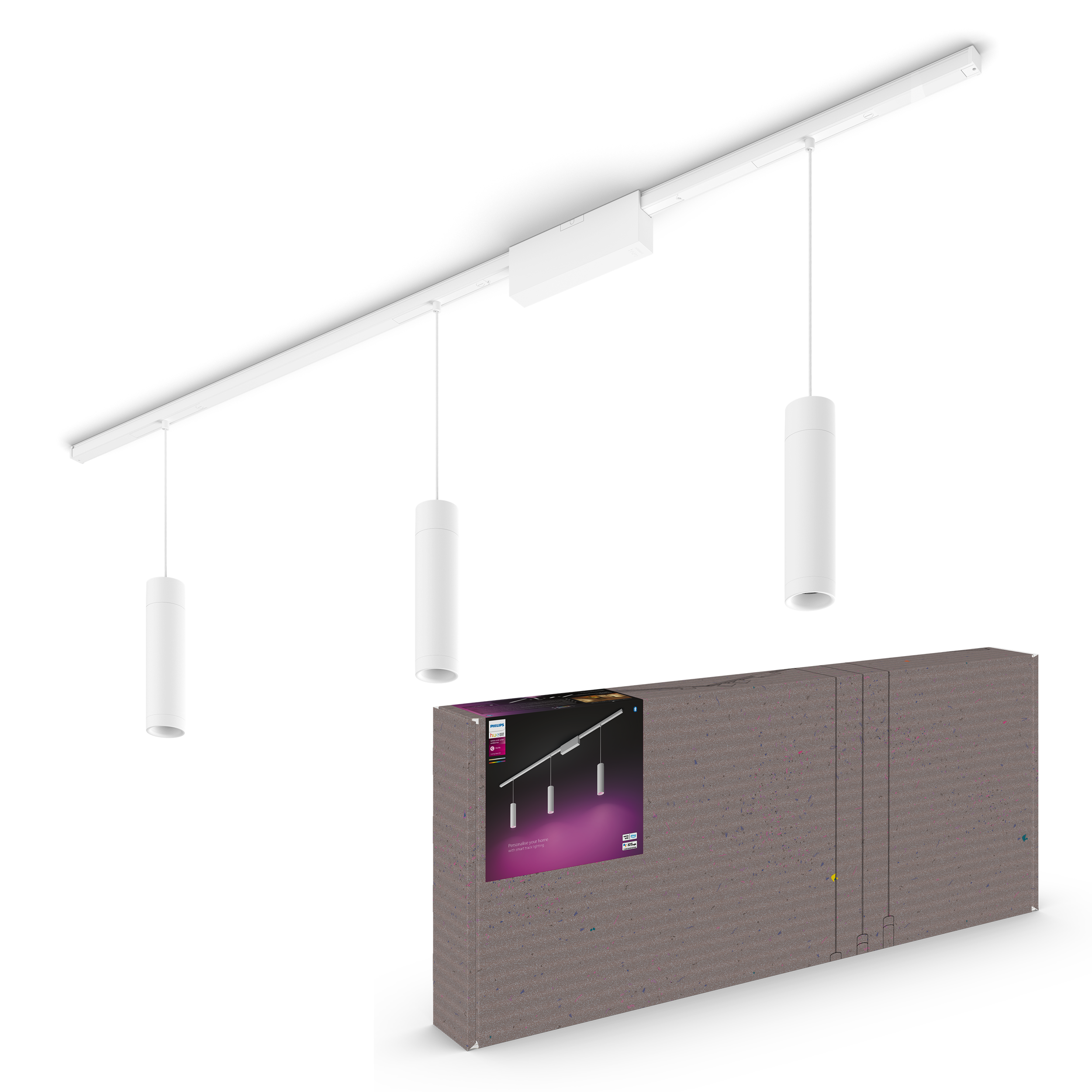 Philips Hue Perifo Loft WCA Lysskinnesæt 3 pendel i hvid