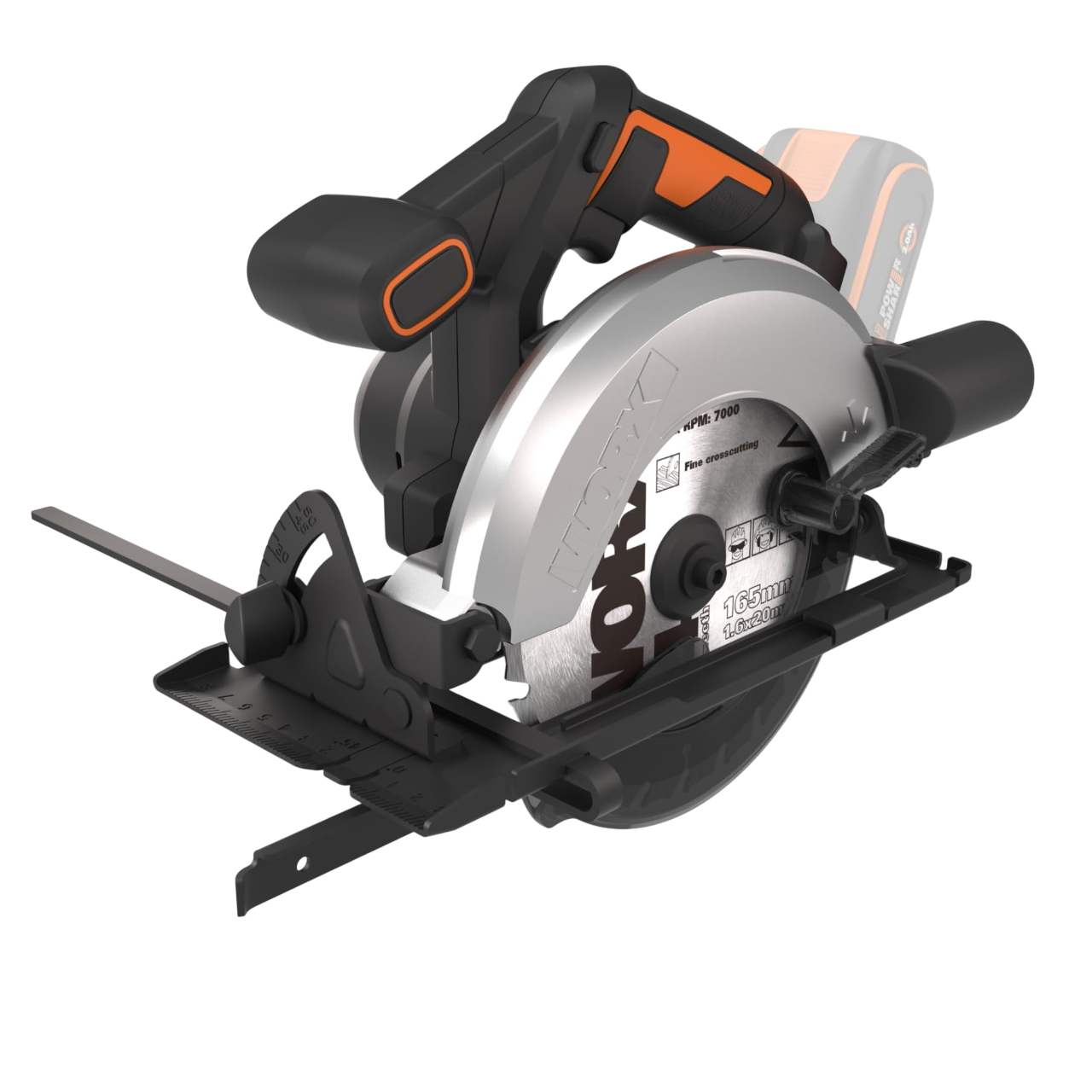 Worx WX526.9 20V PowerShare Rundsav – Solo
