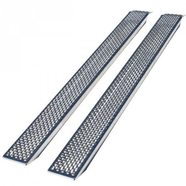 Variant kørerampe sæt i alu lige 200/26 cm 1000 kg - 90054