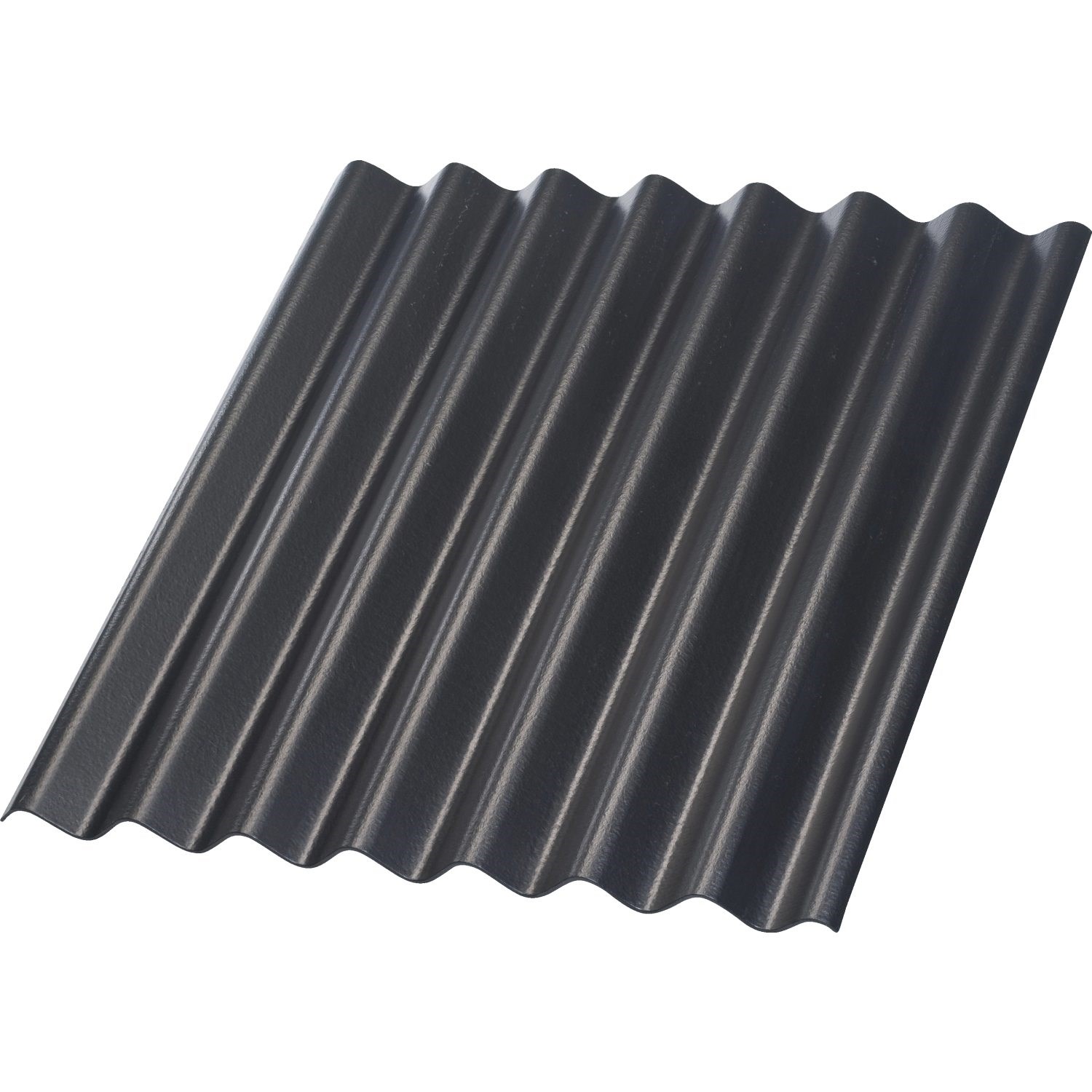 Swisspearl Bølgeplade B6-S FK i sortblå 1090x1180 mm