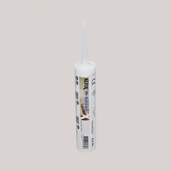 Alfix M-Silicon Fugemasse – Lysegrå 0,3 L
