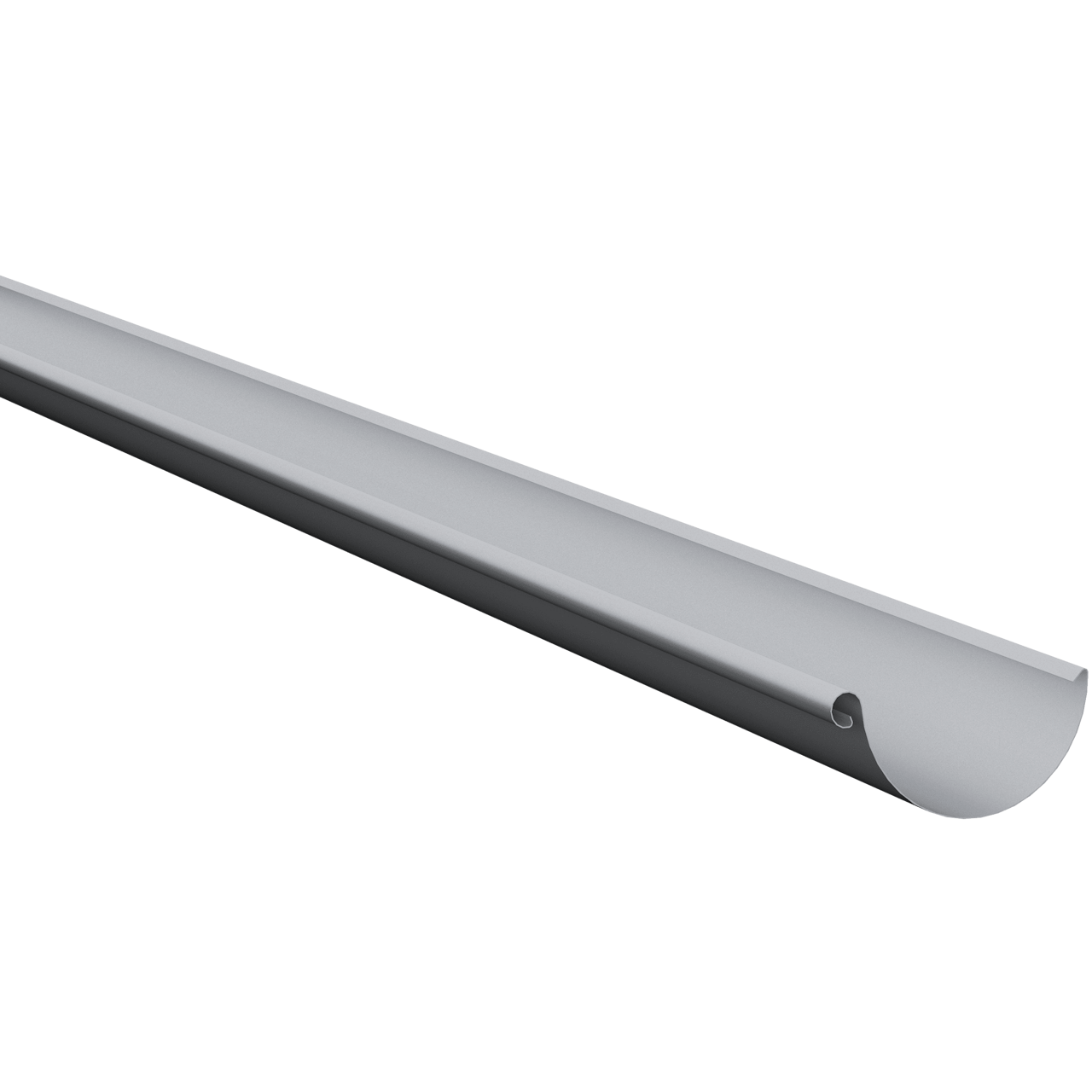 Lindab R Halvrund Tagrende 150x3000 mm i stålmetallic