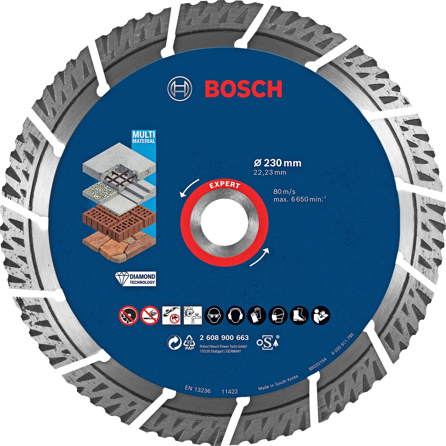 Bosch Diamantskæreskive Multi 230Mm