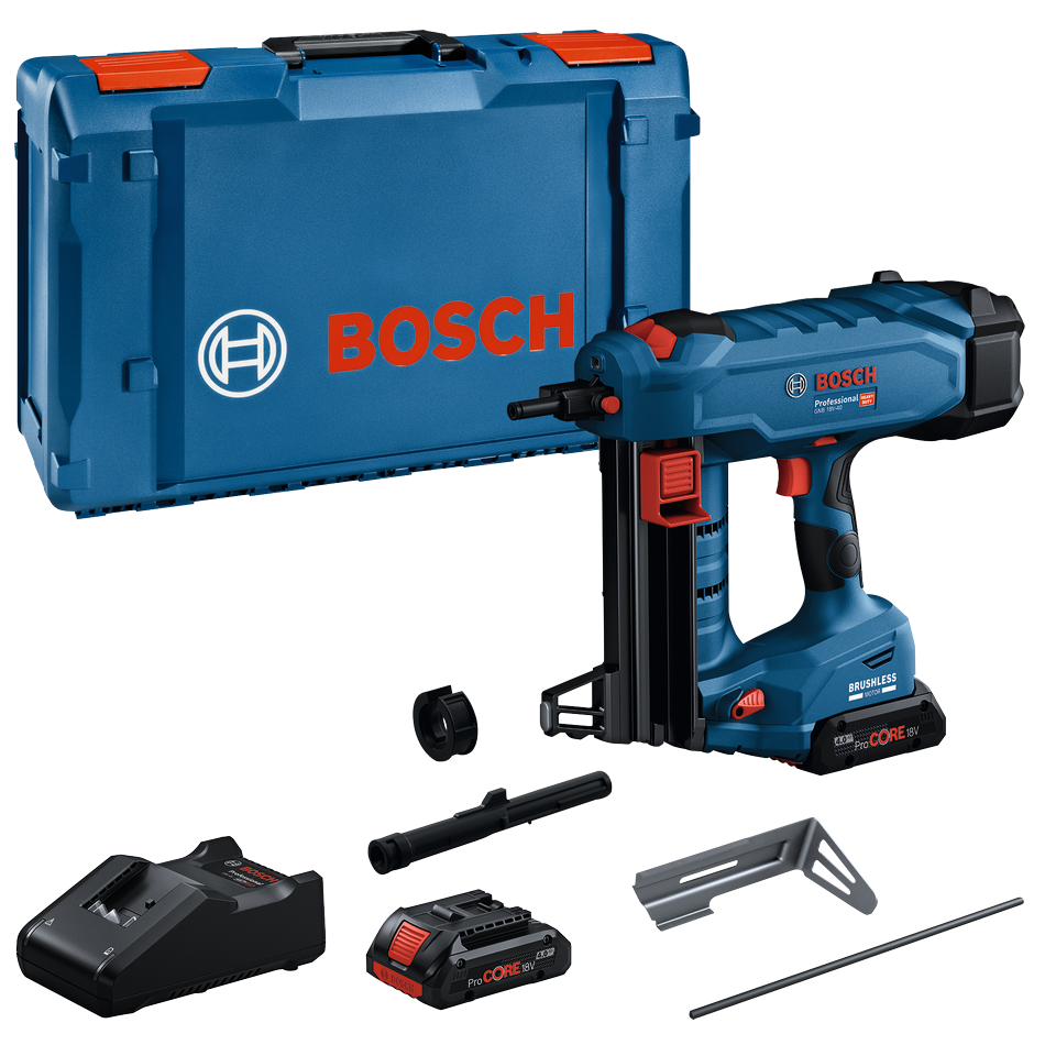 Bosch Professional GNB 18V-40 Dykkerpistol med 2 stk. 4,0Ah batteri, hurtiglader og XL-BOXX