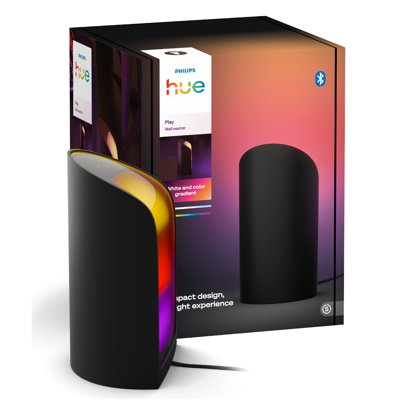 Philips Hue Play wall-washer Bordlampe i sort