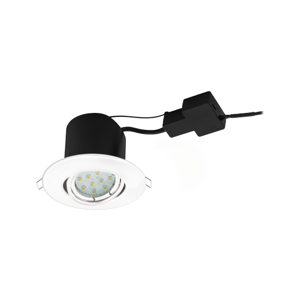 Eglo Peneto 2 indbygningsspot Ø10,8 i hvid - 96862