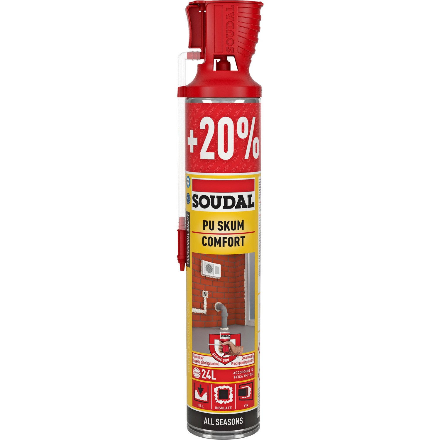 Soudal Soudaform Comfort skum genius