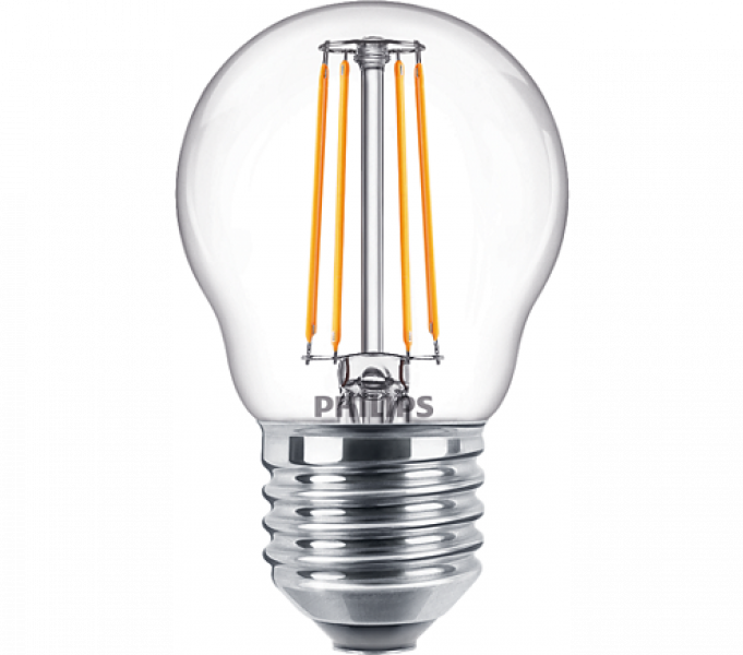 Philips LED krone klar 40W E27
