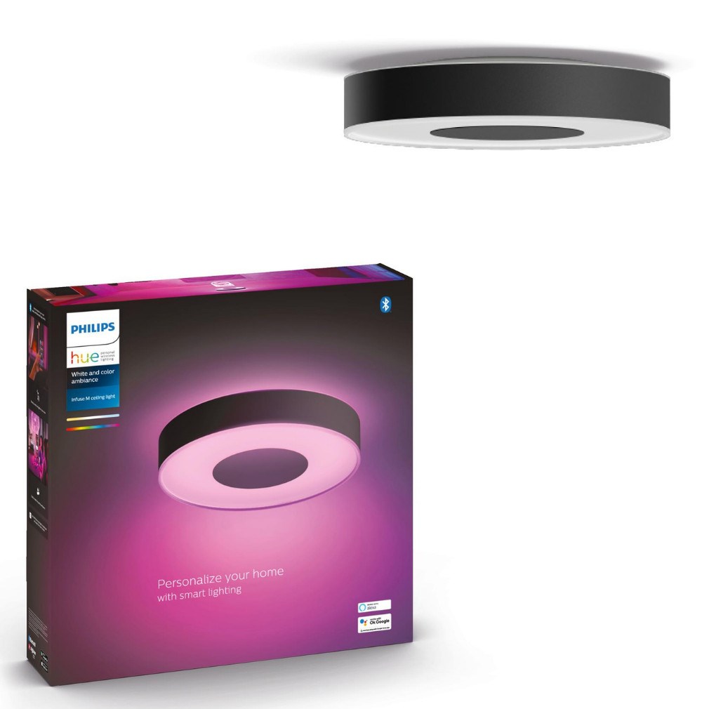 Philips Hue Infuse M WCA BT Plafond i sort