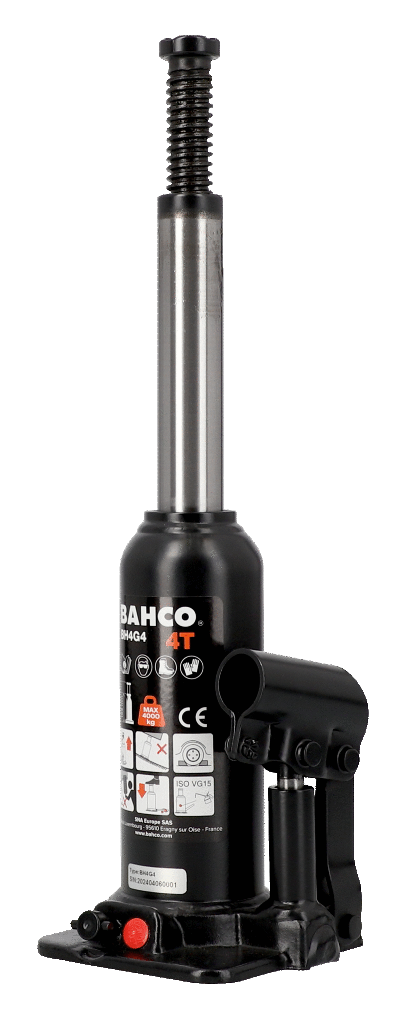 Bacho BH4G4 Hydraulisk flaskedonkraft - 4T