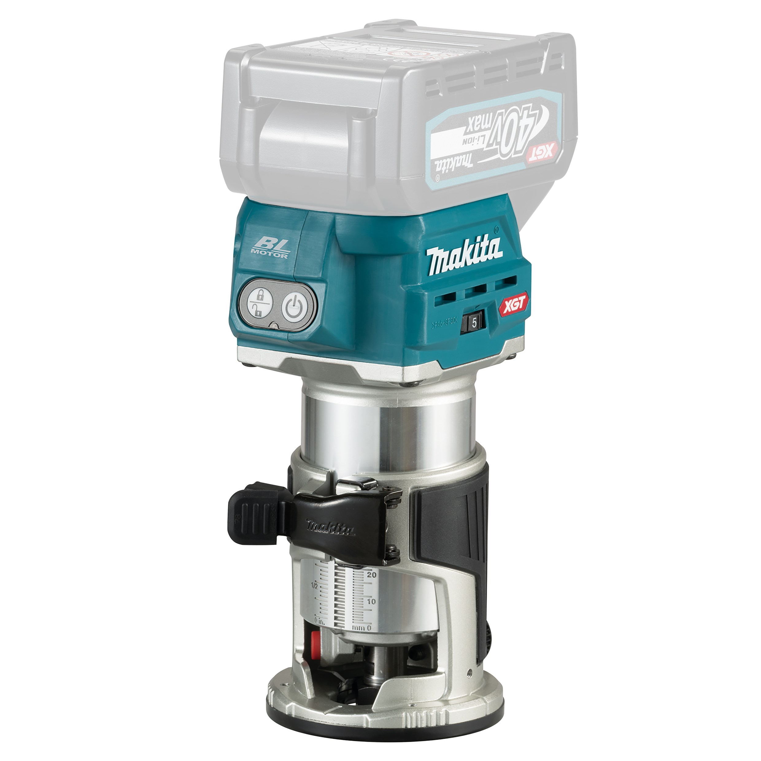 Makita RT001GZ12 40V XGT Fræser – Solo