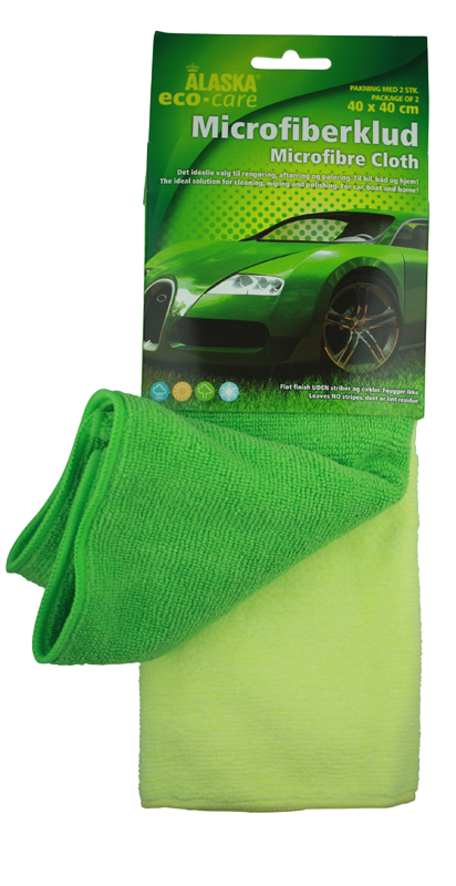 Alaska Eco-Care Microfiberklud - 2 stk.