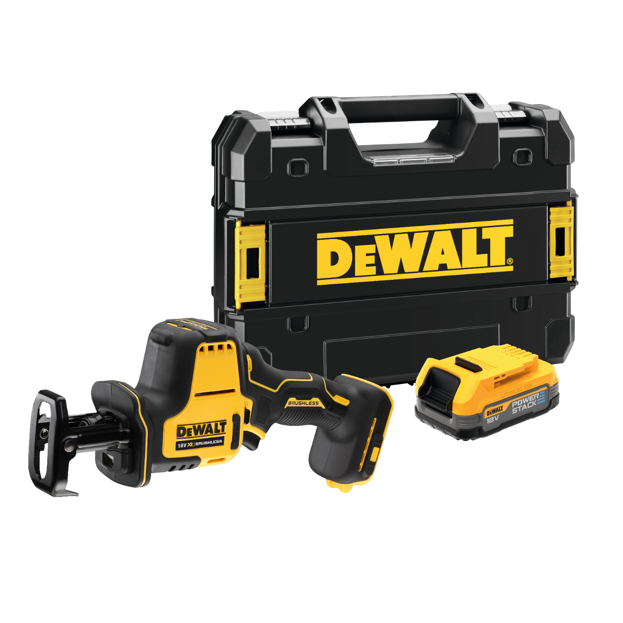 Dewalt DCS369E1T-XJ 18V XR Bajonetsav med PowerStack batteri
