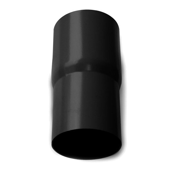 Plastmo plast rørmuffe 90 mm i sort