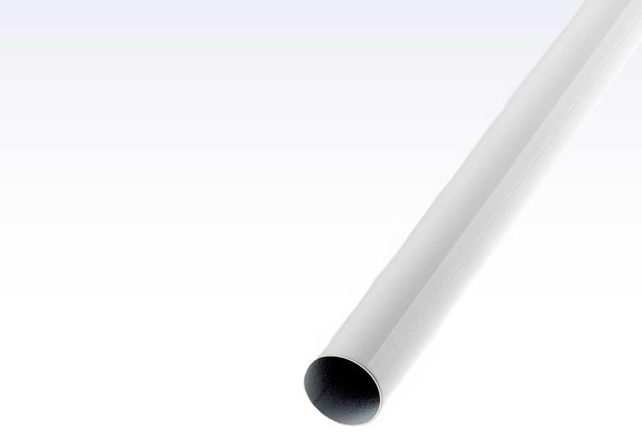 Roliba Bøjlestang Ø25 mm Hvid 1,22 m