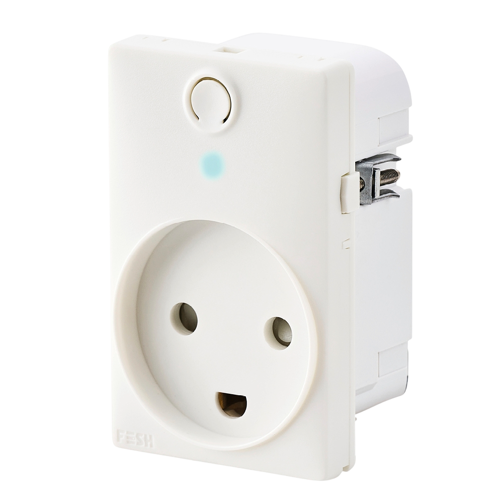 FESH SWITCH Curveline Stikudtag SMART med jord 1,5 i hvid