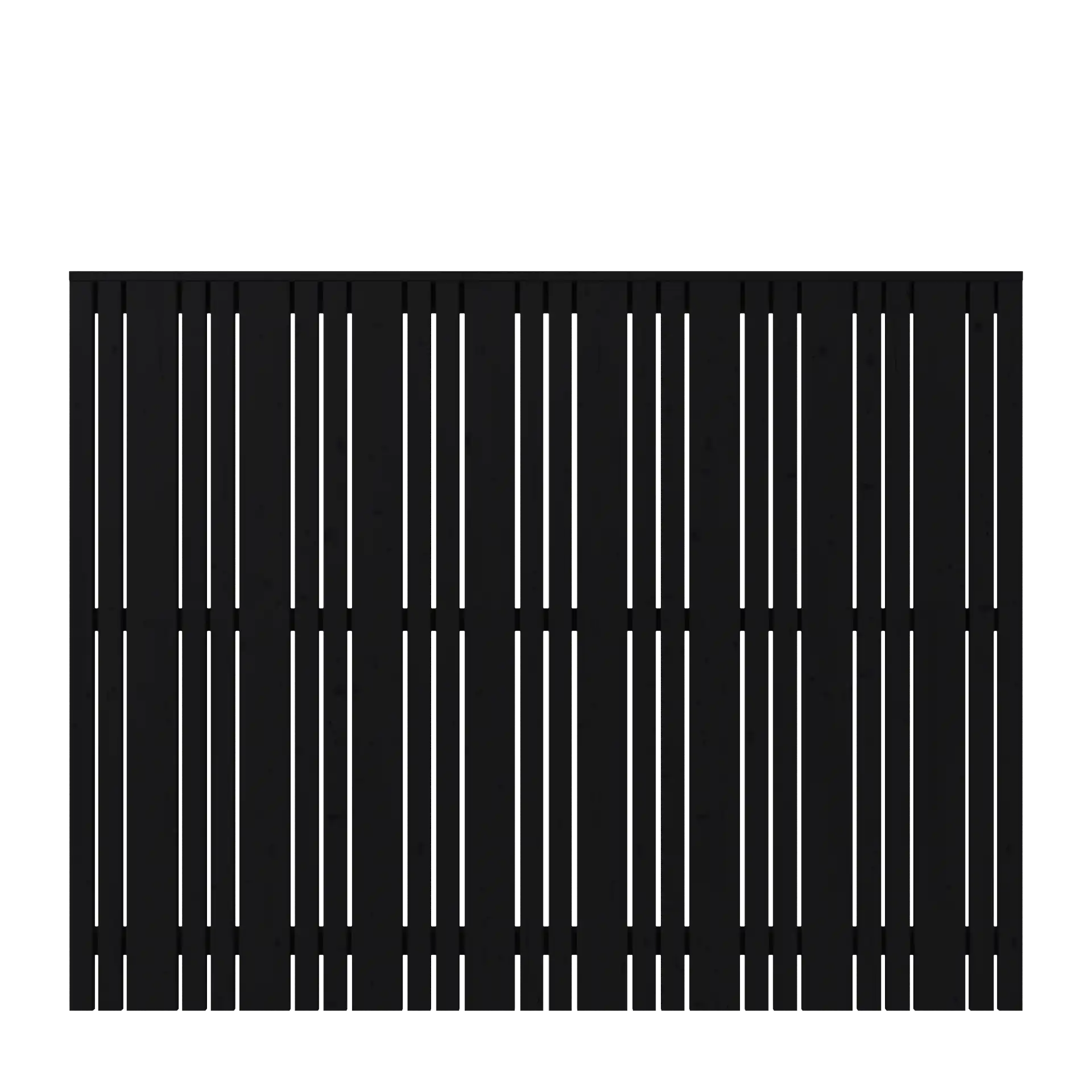 Plus Tangent Hegn i Sort RAL 9005 180×140 cm
