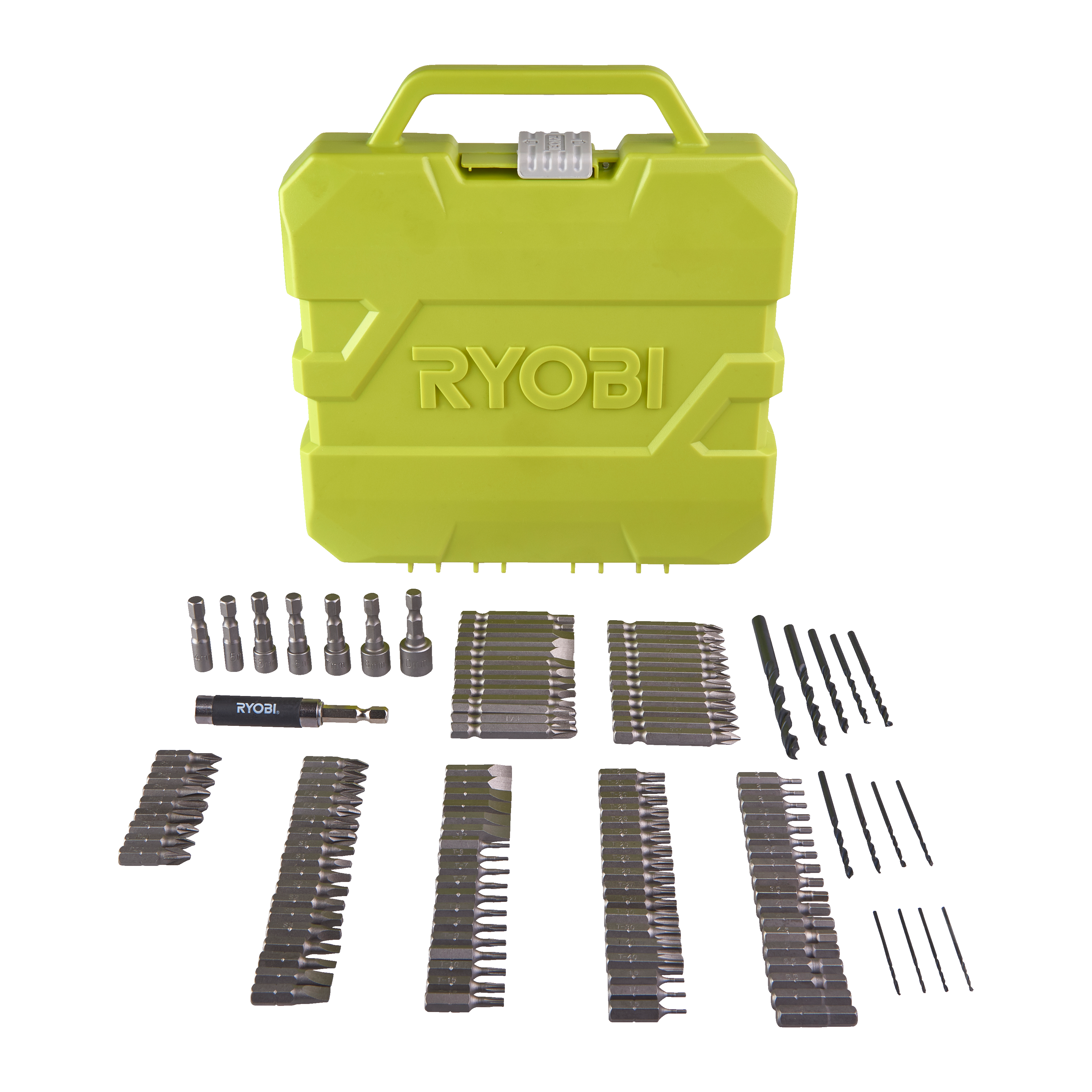 Ryobi RAK127DDSD Bore-/Skruesæt med 127 dele