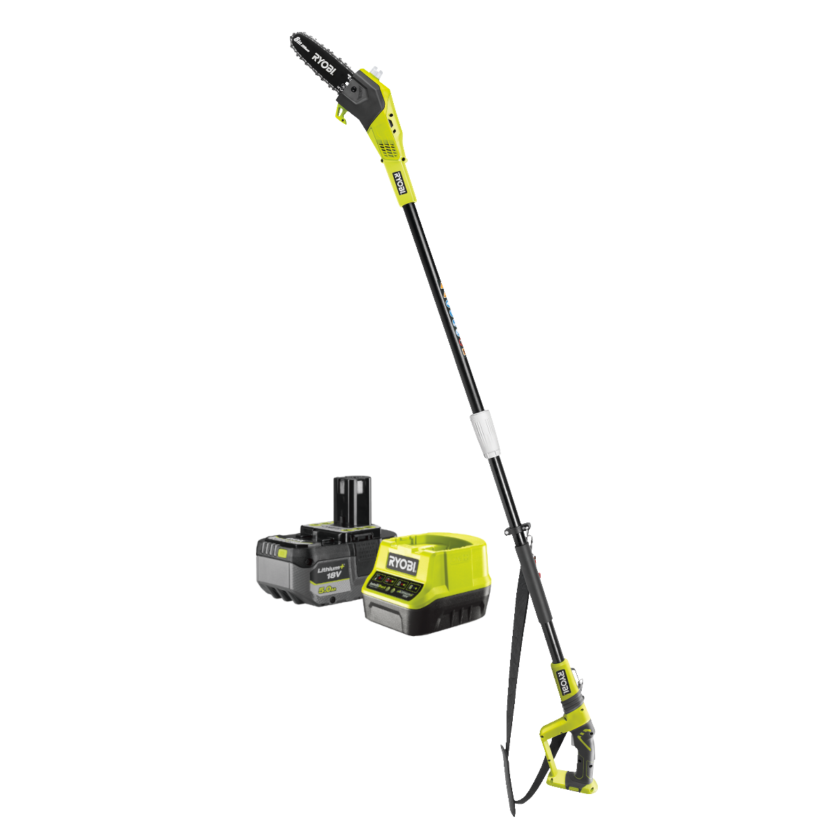 Ryobi OPP1820 ONE+ 18V Grensav med 5,0Ah batteri og hurtiglader