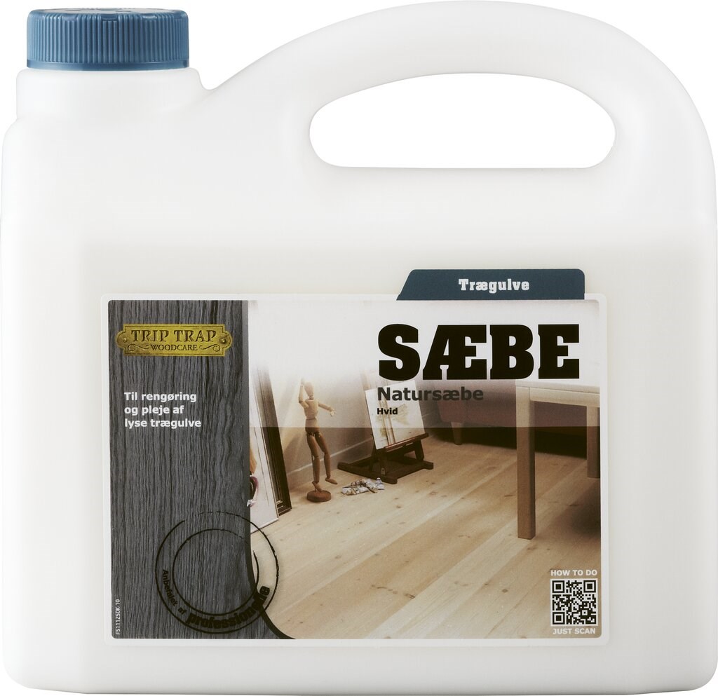Trip trap Natursæbe hvid - 2,5 liter
