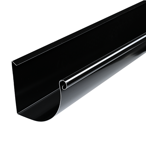 Plastmo Sort Arkitekt Tagrende nr. 14 3m
