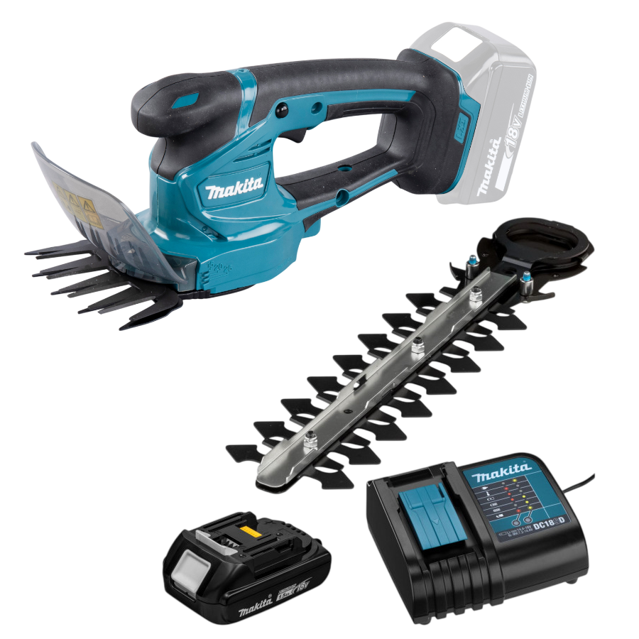 Makita DUM111SYX 18V LXT Kantklipper med 1,5Ah batteri og lader