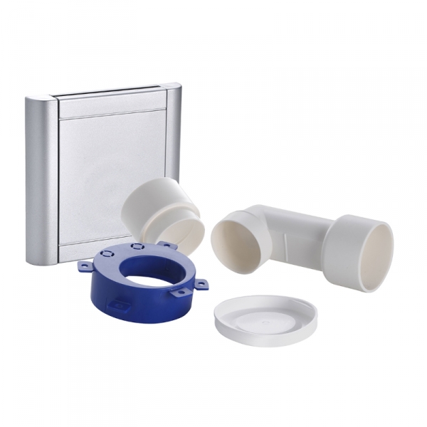 Nilfisk Design Sugekontakt i Alu-look – Inkl. fittings