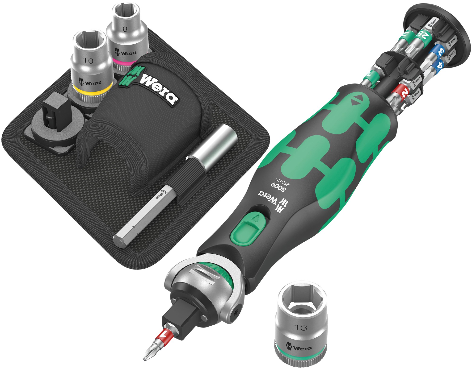 Wera 8009 Zyklop Pocket Set 2 - 18 dele