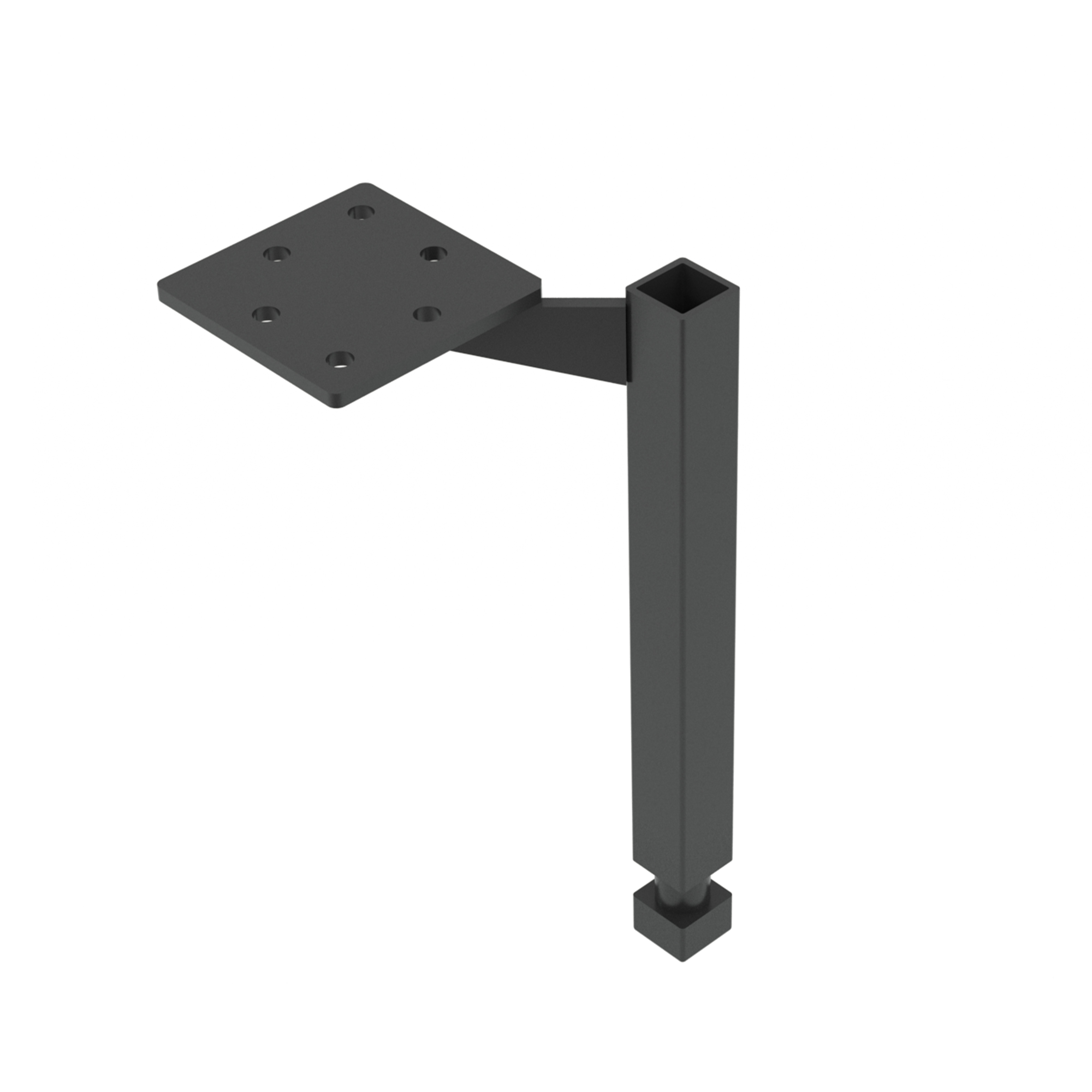 Scanbad Classic støtteben 16-19 cm - sort