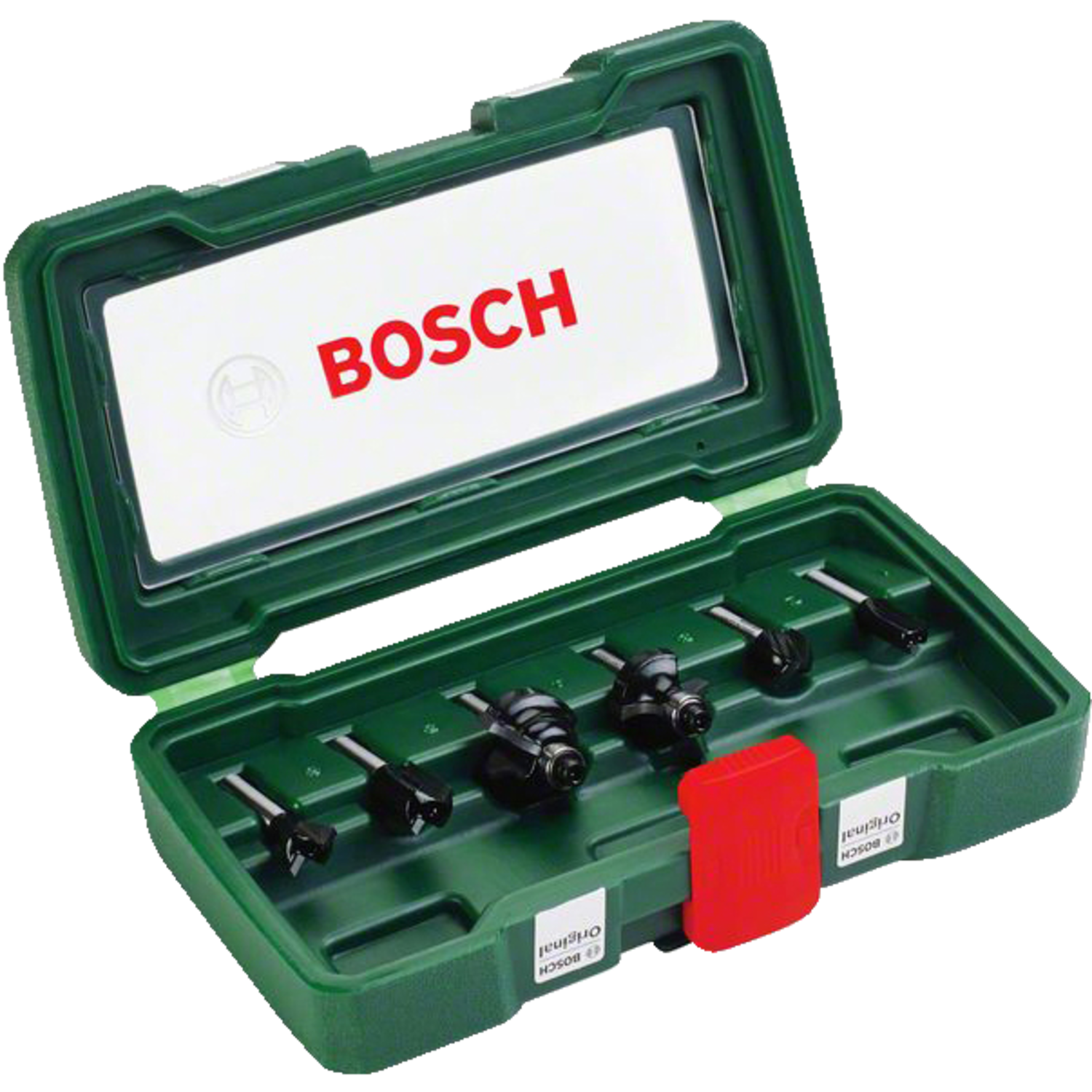 Bosch Overfræsersæt HM Ø6 mm - 6 dele