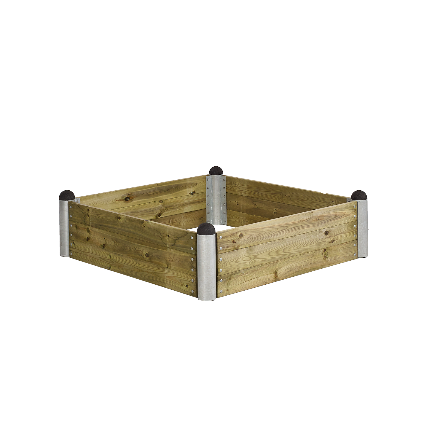 Plus PIPE Højbed 140×140 cm - Trykimprægneret