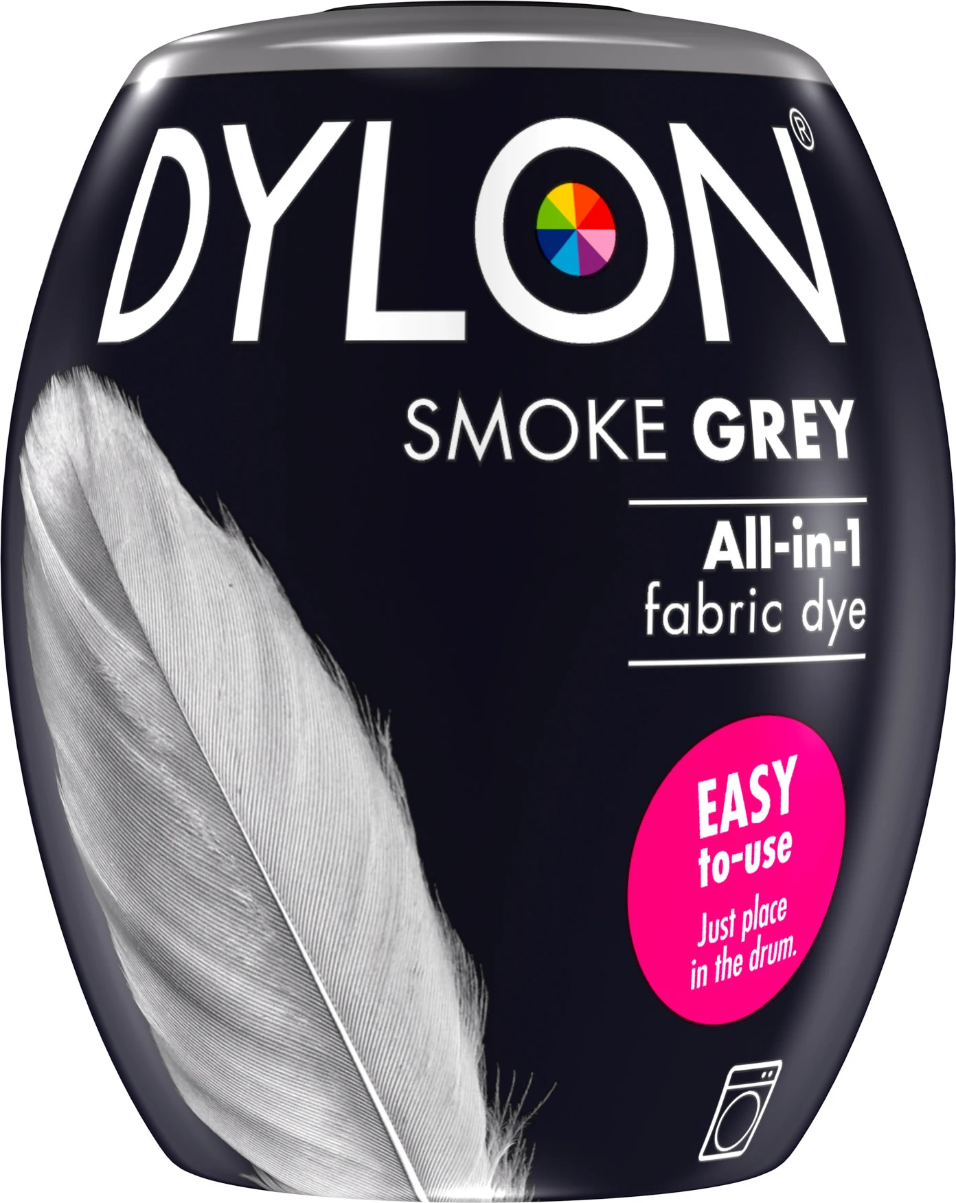 Dylon Maskinfarver 65 Smoke grey 350 gram