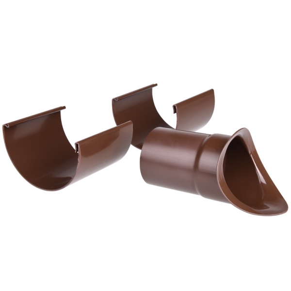 Plastmo plast justerbar tudstykke nr. 12 - 90 mm i brun