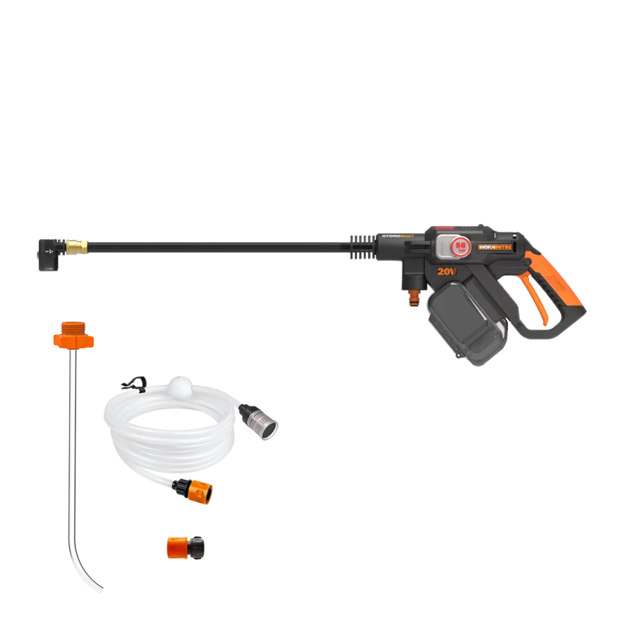 Worx WG633E.9 PowerShare 20V Hydroshot Højtryksrenser – Solo