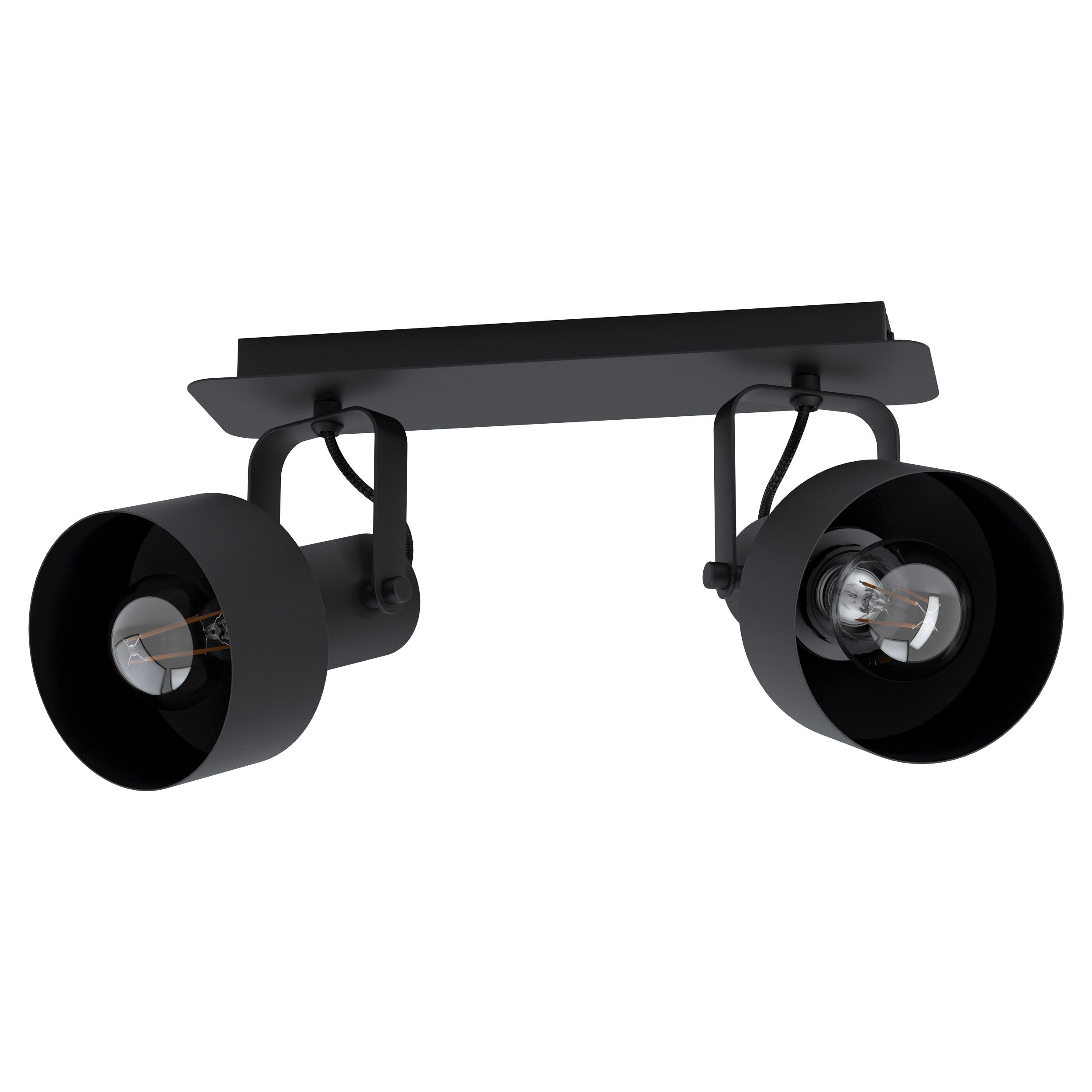 Eglo Canterras Spotlampe 2 spots Sort