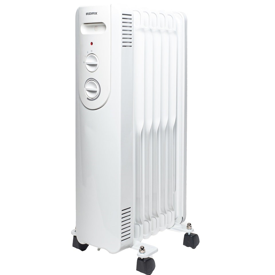 Adax Basic Nova 15 Olieradiator 1500W i hvid 230V