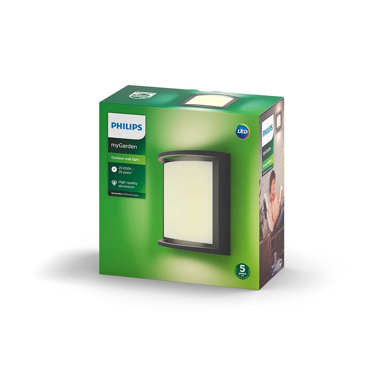 Philips myGarden Samondra udendørs væglampe - 1739193P0