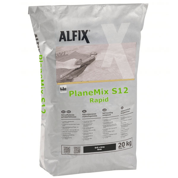 Alfix PlaneMix S12 standfast reparationsspartelmasse - 20 kg