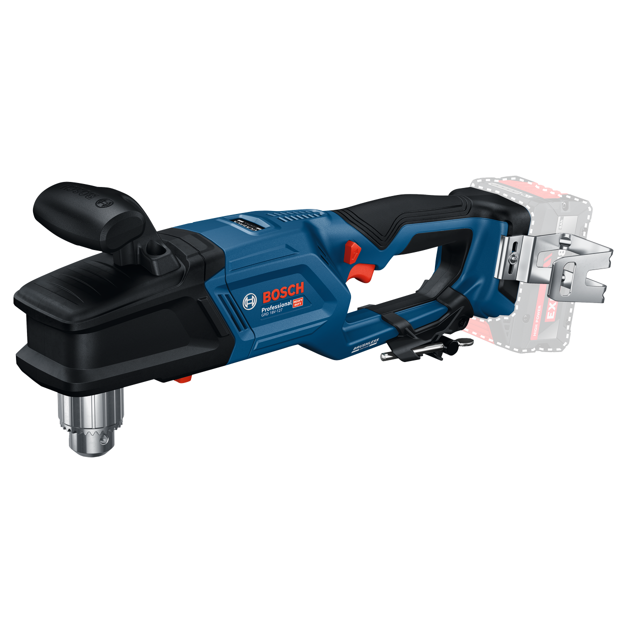 Bosch Professional GRD 18V-127 Vinkel bore-/skruemaskine – Solo