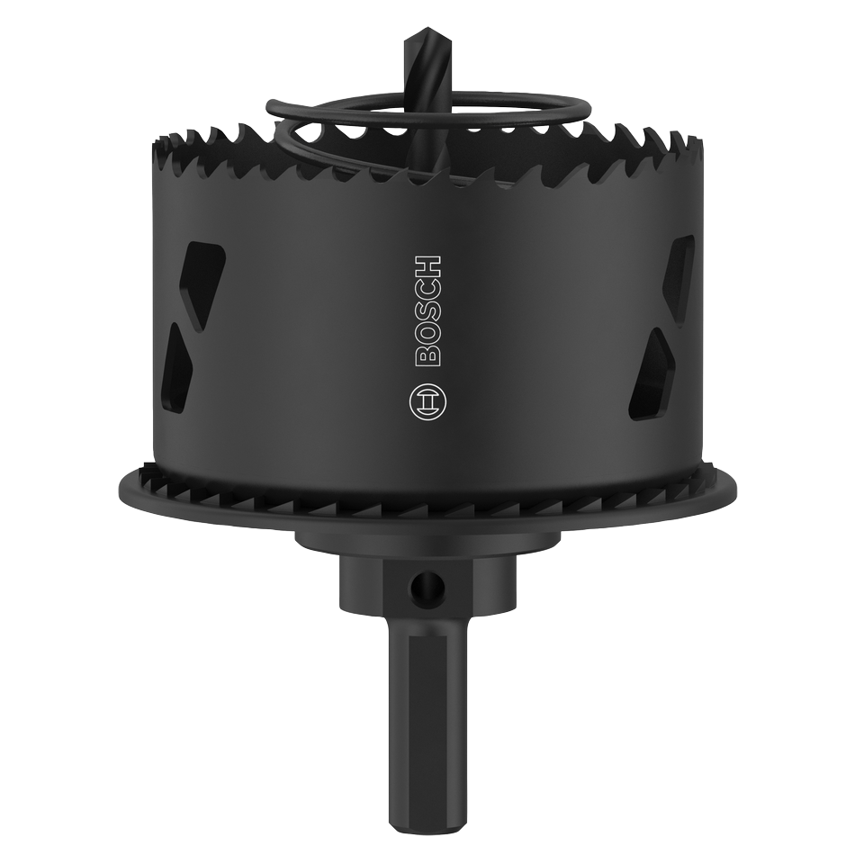 Bosch Sæt med holder til hulsav til træ og gipsvæg med forsænker, 68 x 30 mm