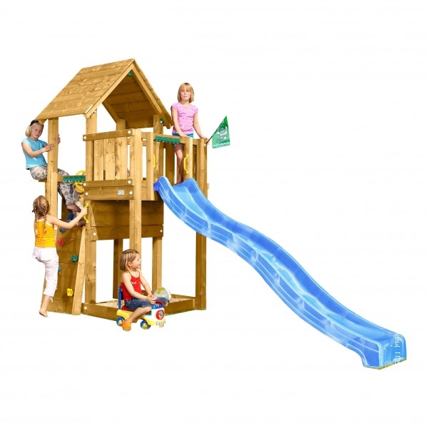 Jungle Gym Cubby Legetårn Komplet Sæt inkl. træ