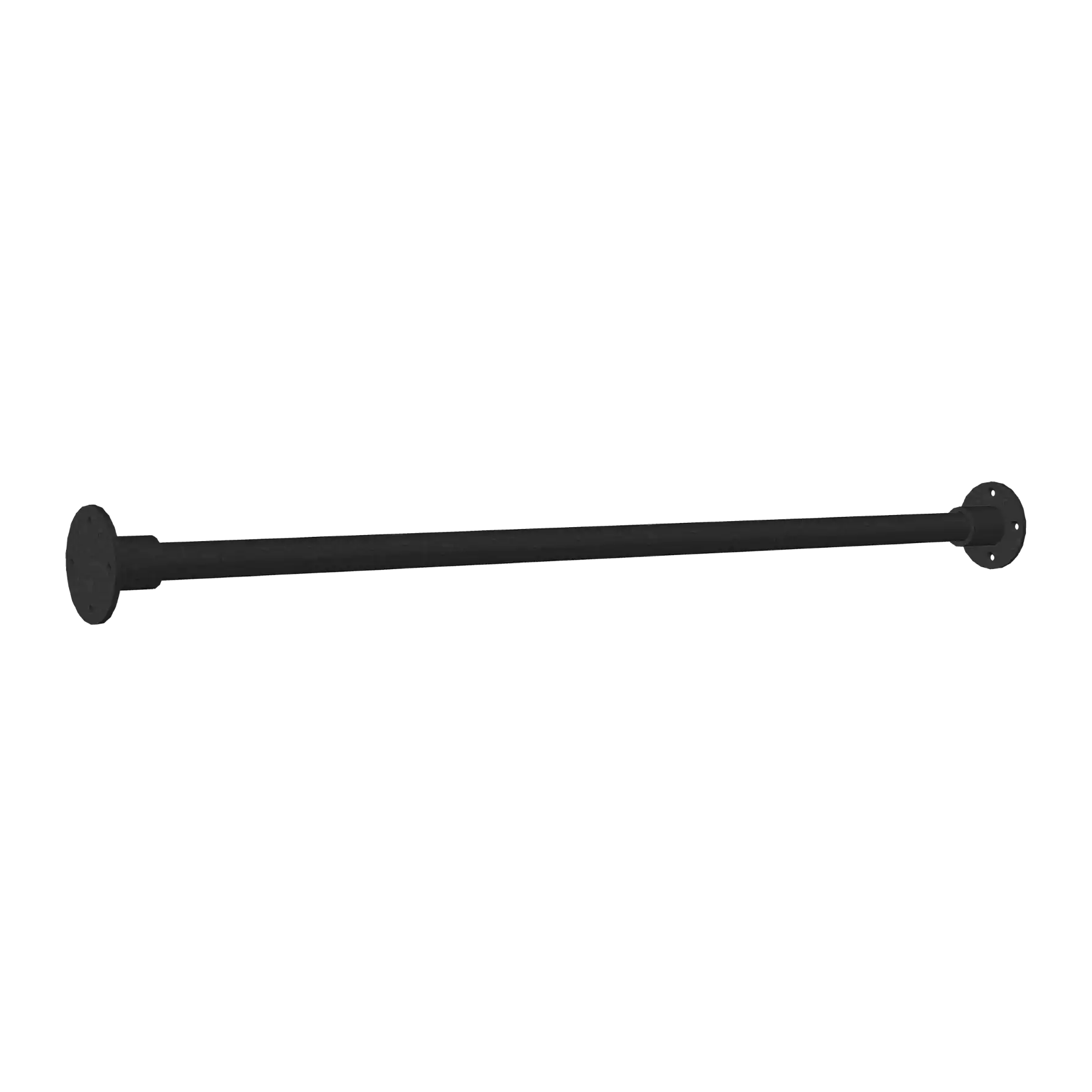 Plus Fitness stang 90 cm i sort RAL 9005