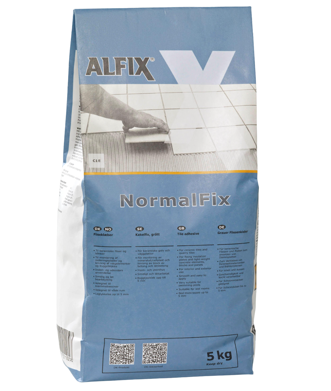 Alfix NormalFix Fliseklæber 5 kg