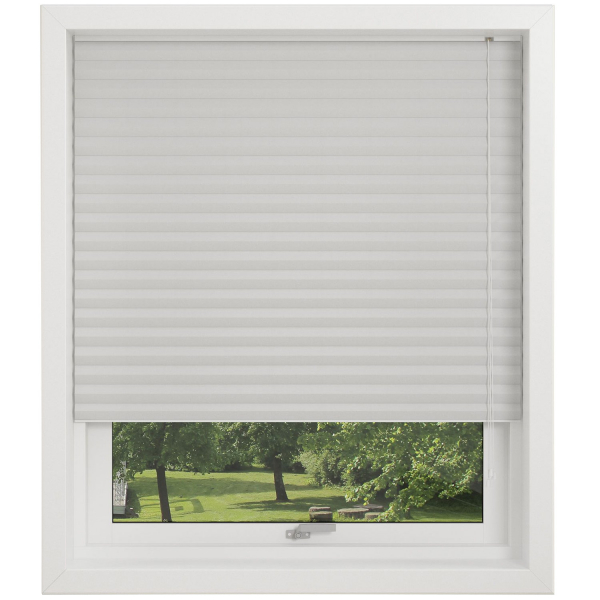 Debel Plissegardin Dubai hvid 80x130 cm