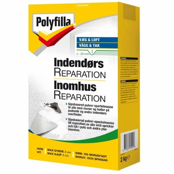 Polyfilla Indendørs Reparation Filler 2 kg