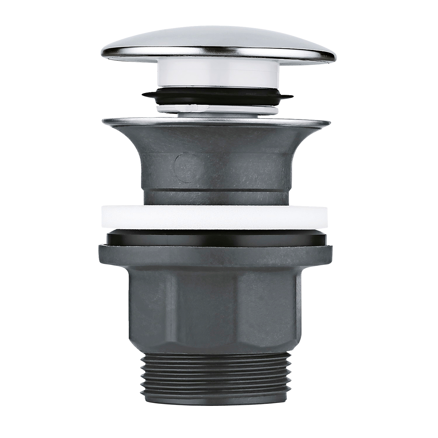 Grohe Push pop-up bundventil i krom