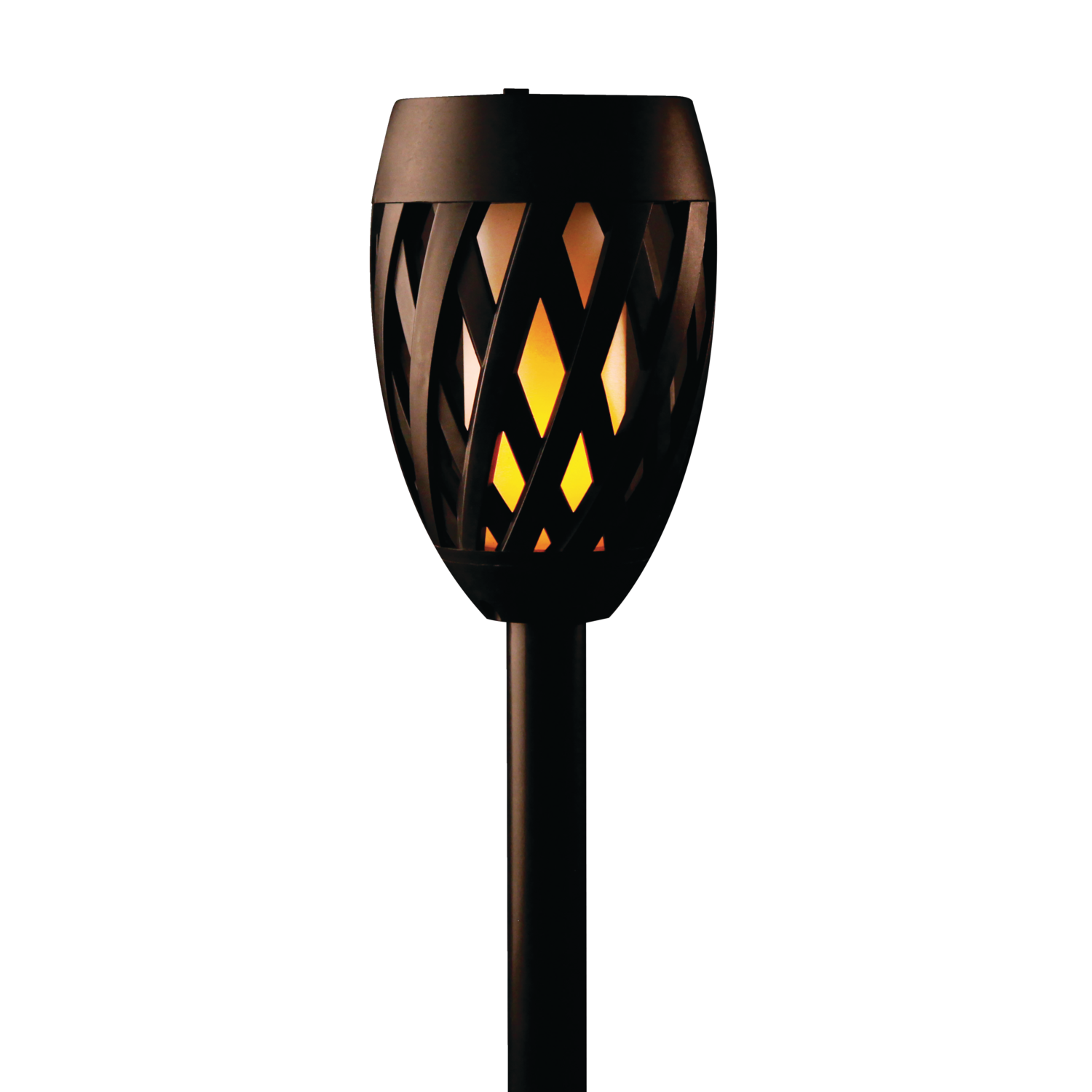 Det Gamle Apotek Glowfire Solcelle Havefakkel 58 cm i sort