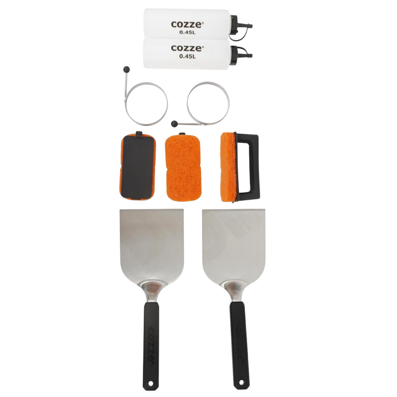 Cozze Plancha Starter kit med 9 dele
