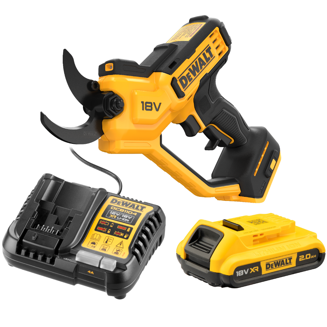 Dewalt DCMPP568 18V XR Grensaks med 2,0Ah batteri og lader