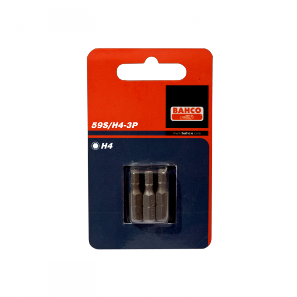 Bahco Unbrako H5 25mm bits - 3 stk.